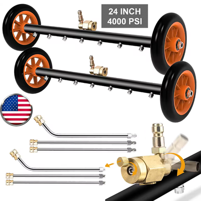 #ad #ad 4000 PSI Pressure Power Washer Undercarriage Under Car Cleaner 24quot; Water Broom $37.98