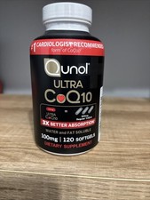Qunol Ultra CoQ10 Softgels, 100mg, 120-Pack