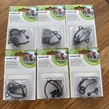 Schleich 42123 Horse Accessories Lot of 6 Equestrian Show Jumping Saddle Bridle