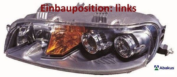 Abakus 661-1132L-LDEMN Hauptscheinwerfer Links Scheinwerfer FüR Fiat-image