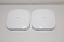 Lot of 2 Eero Pro 6 K010001 Tri-Band WiFi 6 Mesh Wireless Router