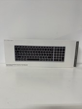 New Satechi Slim X2 Bluetooth Backlit Keyboard For Mac Black Grey Wireless FX
