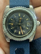 vintage reglex sous marine exploration diver watch automatic 21j serviced