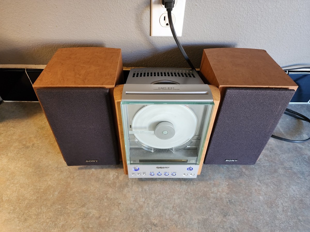 Sony CMT-EX1 Hi-Fi Radio CD Player Stereo System Tested Working No