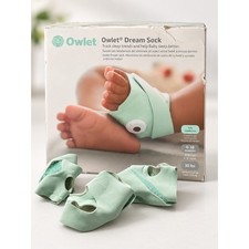 Owlet Dream Sock Smart Baby Monitor Mint Green Complete Set 0-18 Months Preloved
