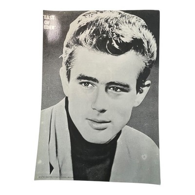 James Dean Poster Portrait Foto schwarz weiß Hollywood Ikone Memorabilia