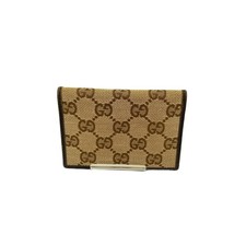 GUCCI Card Case - GG Canvas - Men's