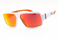 New Adidas SP0026 21L White/Roviex Mirror 62-12-140 Sunglasses