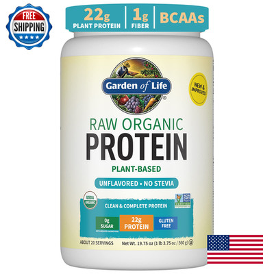 Garden Of Life Organic Vegan Protein Powder Plant Based Bcaas Organic Protein