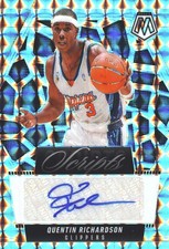 2024 Panini Mosaic Scripts Autograph Quentin Richardson #MSQRL Los Angeles Clipp