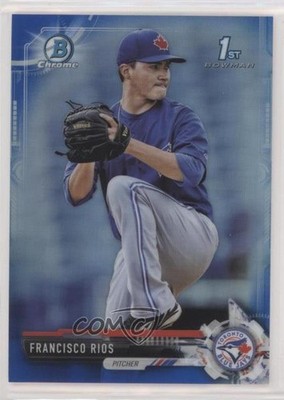 2017 Bowman Chrome Prospects Blue Refractor 125/150 Francisco Rios #BCP37 rg2