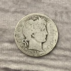 1915 P Barber Quarter 25c 90% Silver Circulated