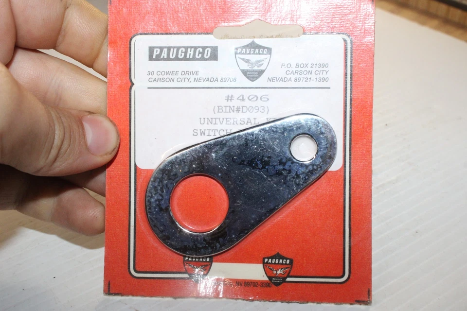 Paughco Ignition Switch Bracket Harley Knucklehead Panhead Shovelhead Chopper - Imagem 2 de 4