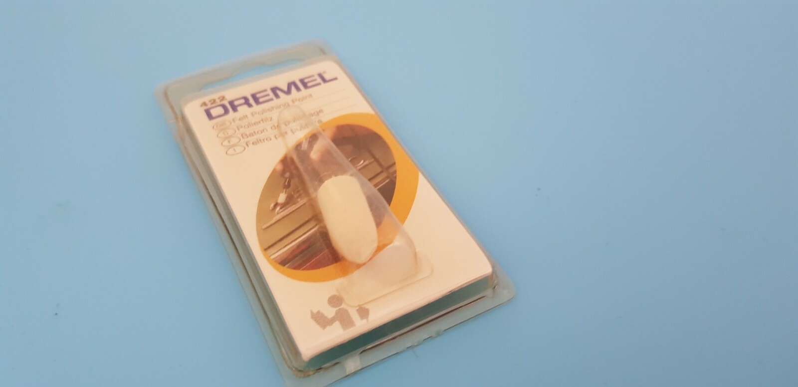 Dremel 422 Felt Polishing Point Cone 3/8" Attachment NEW Sealed Blister pack NIP eBay