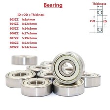 Deep Groove Ball Ball Double Shielded Bearing 603 604 605 606 607 608 609ZZ