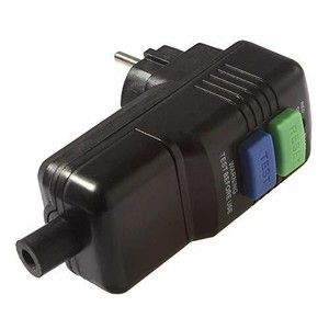 as - Schwabe 45209 fiche à interrupteur différentiel, IP44, disjoncteur 30 mA