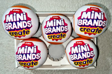 ZURU MINI BRANDS CREATE MASTER CHEF LOT OF 5 SEALED BALLS  NEW RELEASE 
