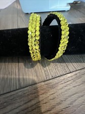 Yellow Citrine Ballroom Salsa Dance Jewelry Accessories bracelets Swarovski