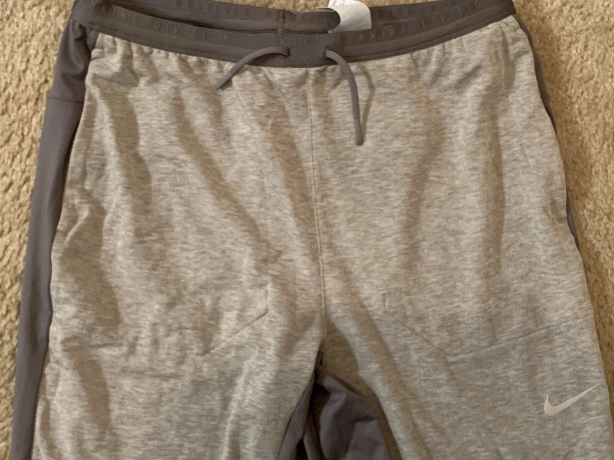 Nike Therma Fit Run Division Pants Elite Gray Joggers Medium Tall DM4630 289