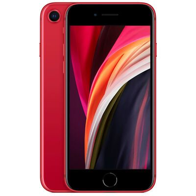 スマートフォン本体 Apple iPhone SE 64GB iOS 17.4.1 Apple iPhone SE (2020) 64GB GSM/CDMA Fully Unlocked Phone - Red
