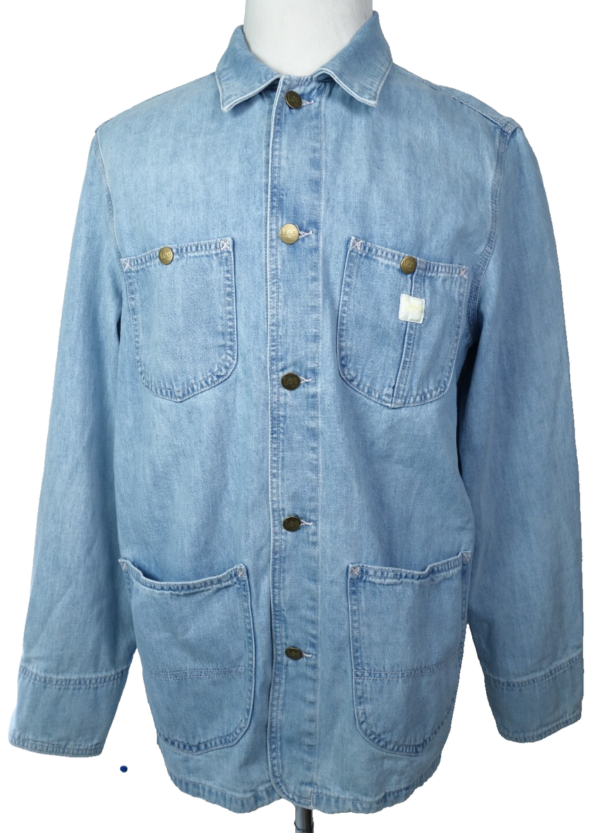 Lee x H&M Denim Chore Jacket Blue Men Size Medium | eBay
