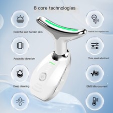 Neck Face Beauty Device, Skin Care Facial Massager, 3 In 1 Portable Face Massage