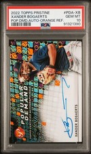 2022 Topps Pristine XANDER BOGAERTS PSA 10 Autograph ORANGE card #/25 auto