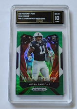 2021 PRIZM DRAFT PICKS MICAH PARSONS ROOKIE #188 ALL AMERICAN PRIZM GREEN 