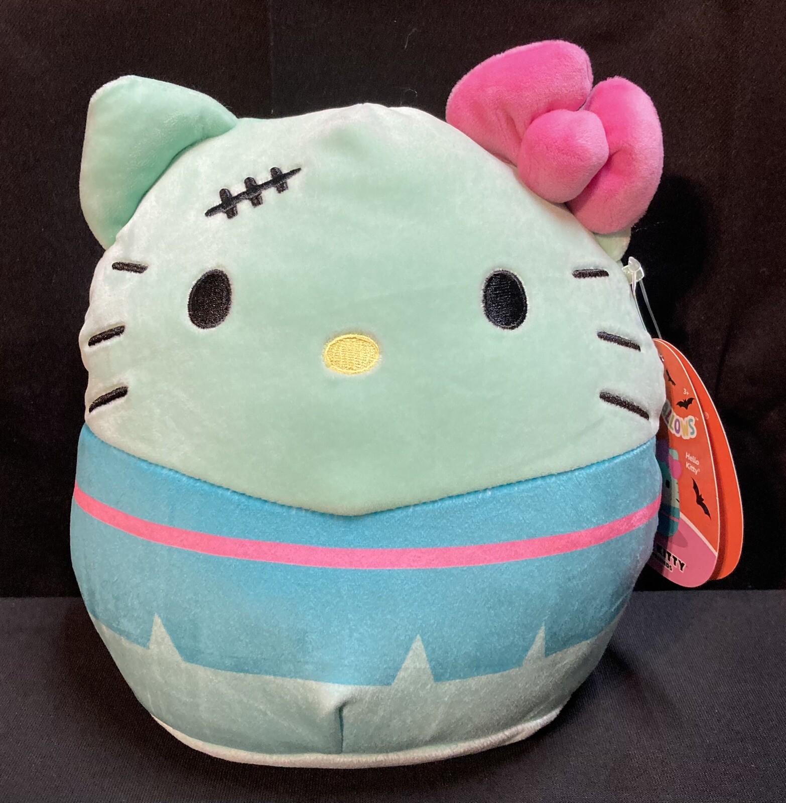 Squishmallows Official 9” Halloween Hello Kitty Frankenstein Stuffed Plush