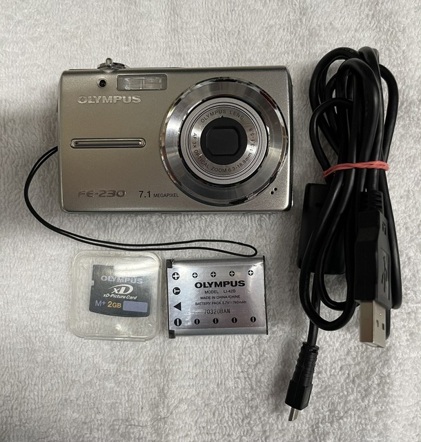 Olympus FE FE230 7.1MP Digital Camera Silver for sale online eBay