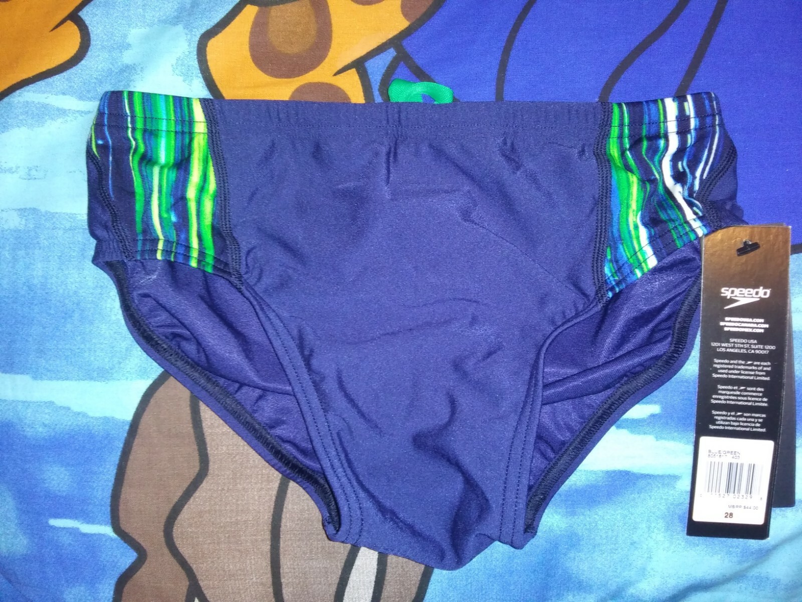 New mens speedo swim swimming beach racing competition sz 28 endurance+ ...