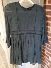 Zara TRF Collection Skort Romper - Teal Small 