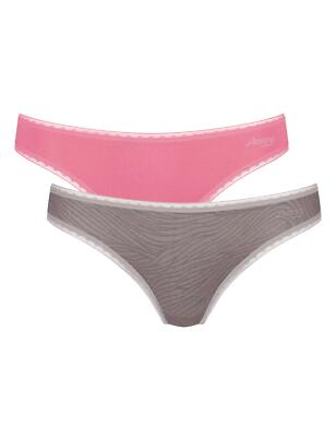 Sloggi Go Slips 2er Pack Brazilian Style bequeme Damen Slips 10207355