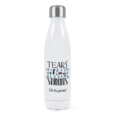 Gourde Isotherme 500ml "Fissures De Mon Students" - Cadeau Drôle Pour Professeur - Neuf