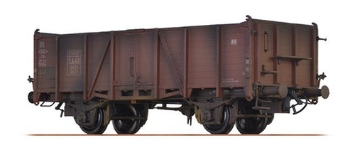 BRAWA 48431 Offener Güterwagen Om 21 der SAAR / EUROP, Ep III, gealtert NEU | Zustand: Neu