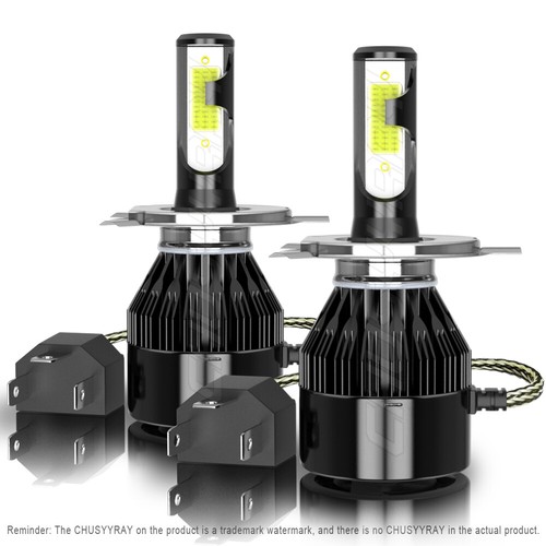 For Jeep Grand Cherokee 1993-1998 - 9004 LED Headlight Bulbs High/Low Beam 6000K - Picture 2 of 11