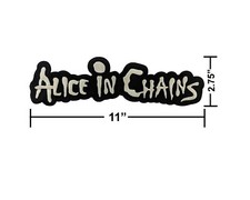 Alice In Chains LARGE Embroidered Logo Patch Iron On Sew On DIY