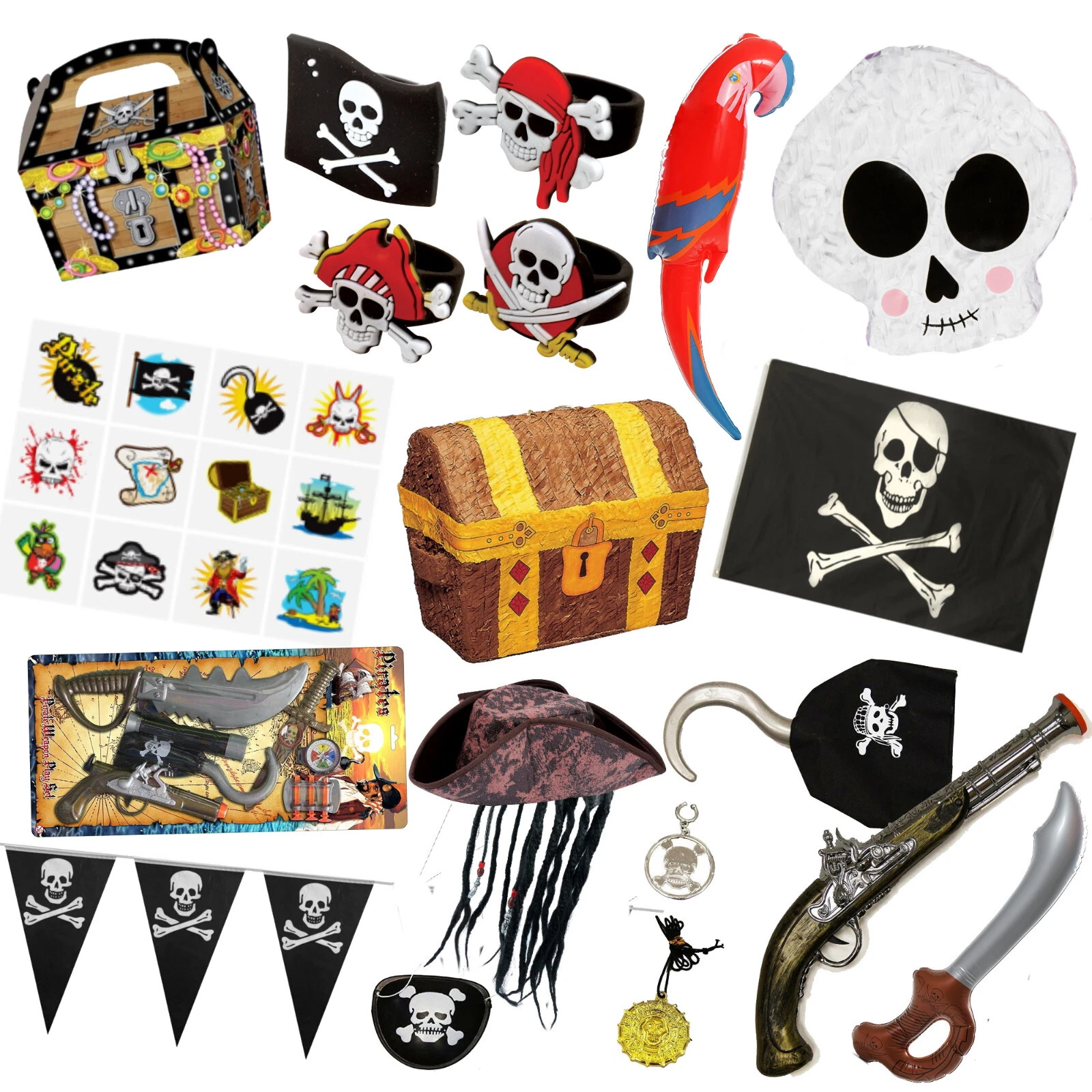 budget pirate party decor set