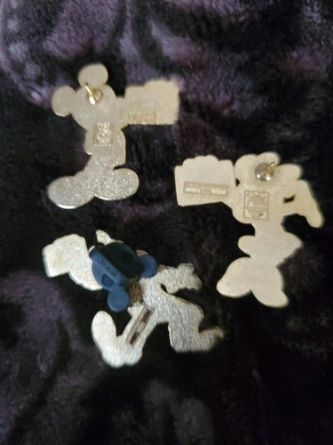 Disney Minnie Mickey Goofy Cast Member Exclusive Pin 3 ID Badge 2007 WDW LE 1500 - Picture 6 of 9