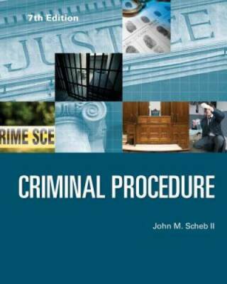 Criminal Procedure - Paperback By Scheb, II  John M. - GOOD