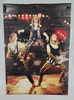SCORPIONS Band Poster 1984 ANABAS AA 160 24.25x34.5'' RARE Made in England NOS