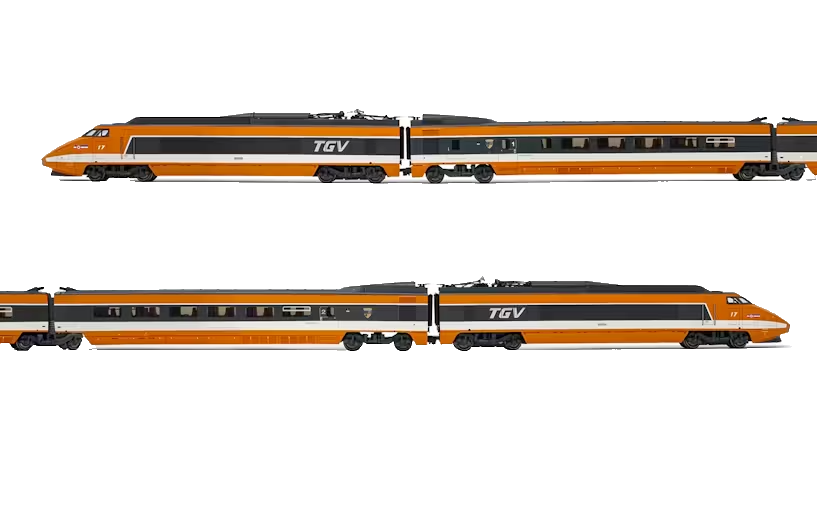 Jouef HJ2425 SNCF Set Of 4 Units TGV Sud-Est Inaugural Version M1