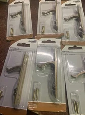 National Hardware Door Edge Pull N236-027 Solid Brass Lot Of6