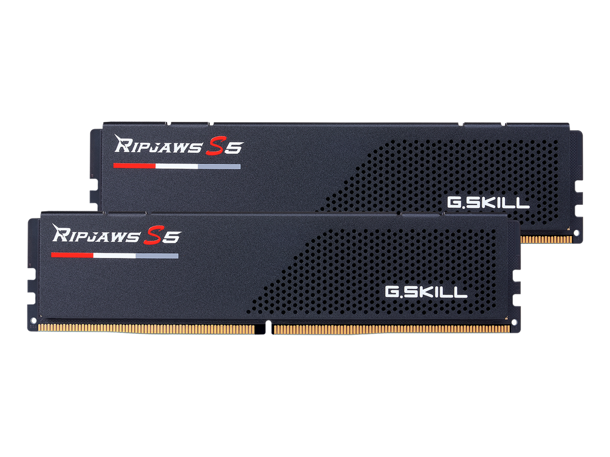 G.SKILL Ripjaws S5 DDR5 5600 64GB(32×2) G.SKILL Ripjaws S5 Series 64GB (2 x 32GB) 288-Pin PC RAM DDR5 5600