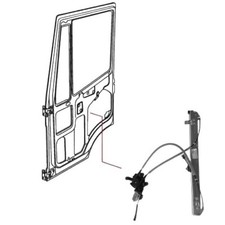 ALZAVETRO ELETTRICO SX CON MOTORE Adatto a IVECO Eurocargo Stralis Eurotech