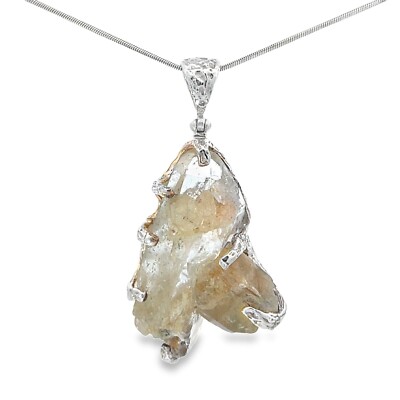 Tibetischer Himalaya Quarz Kristall Anhänger Halskette von Stones Desire