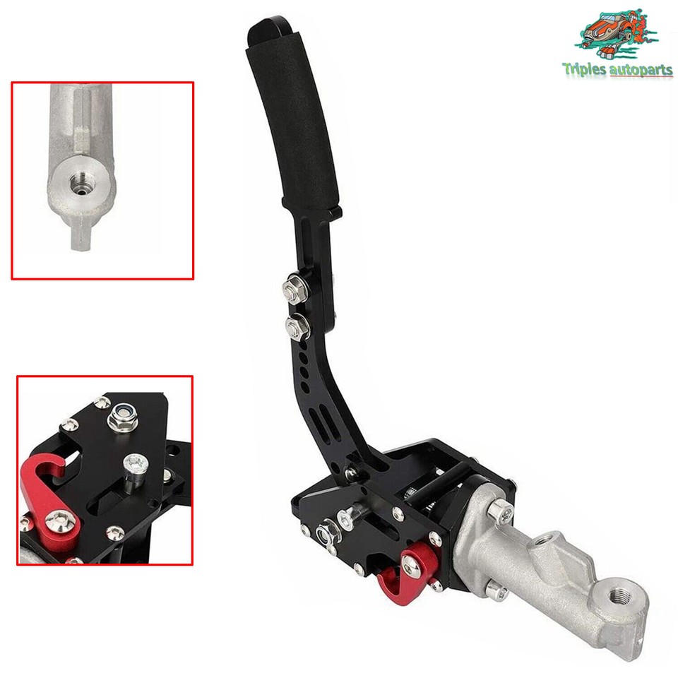 Black Hydraulic Handbrake Universal Emergency Hand EBrake Lever