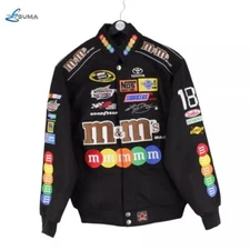 NASCAR Vintage Unisex Racing Jacket Fully Embroidered Printing M&M jacket