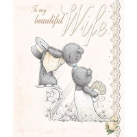 Me To You To My Beautiful Wife Wedding Day Card - Tatty Teddy Me To You To My Beautiful Wife Wedding Day Card - Tatty Teddy