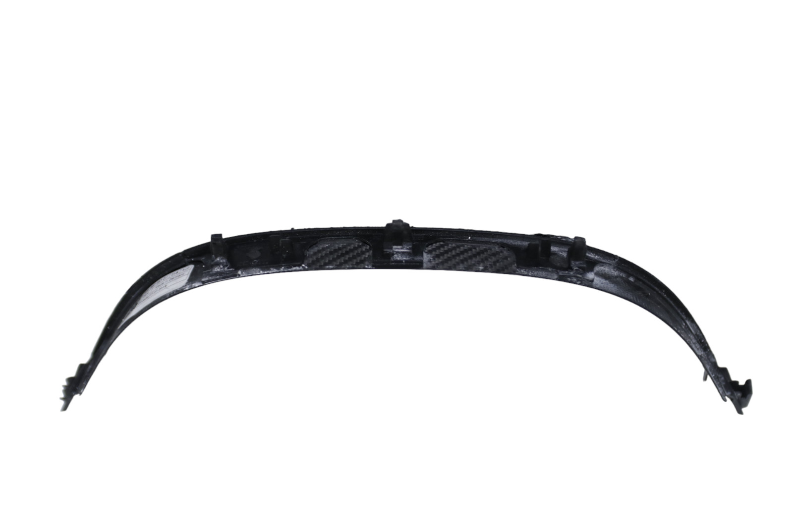 Audi R8 V10 Front Dashboard Carbon Fiber Trim Insert 4S1857237D 2017 2018 OEM